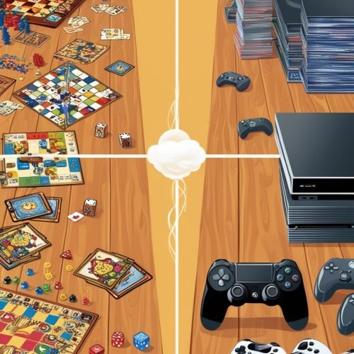 Board Games vs Video Games